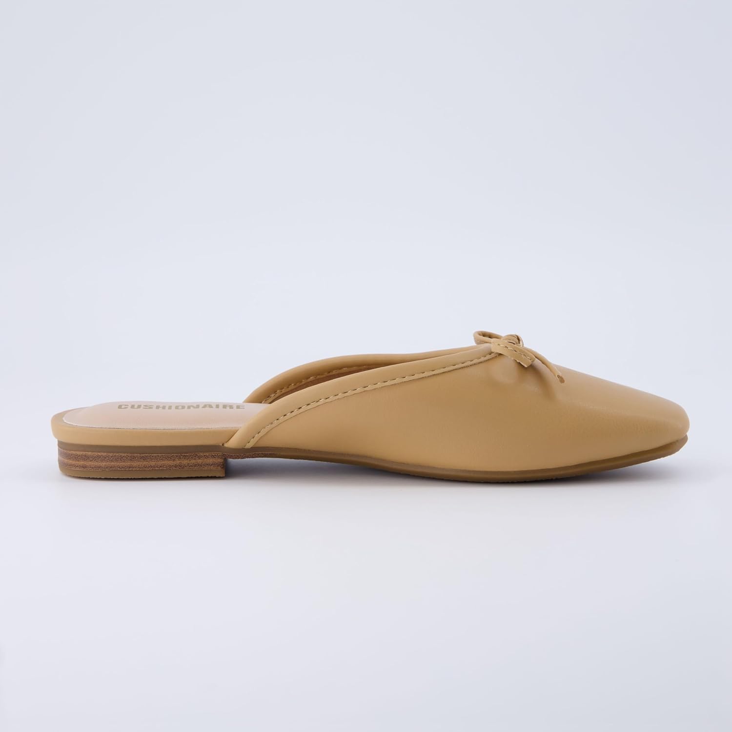 CUSHIONAIRE Women's Jade Bow Mule +Memory Foam, Wide Widths Available