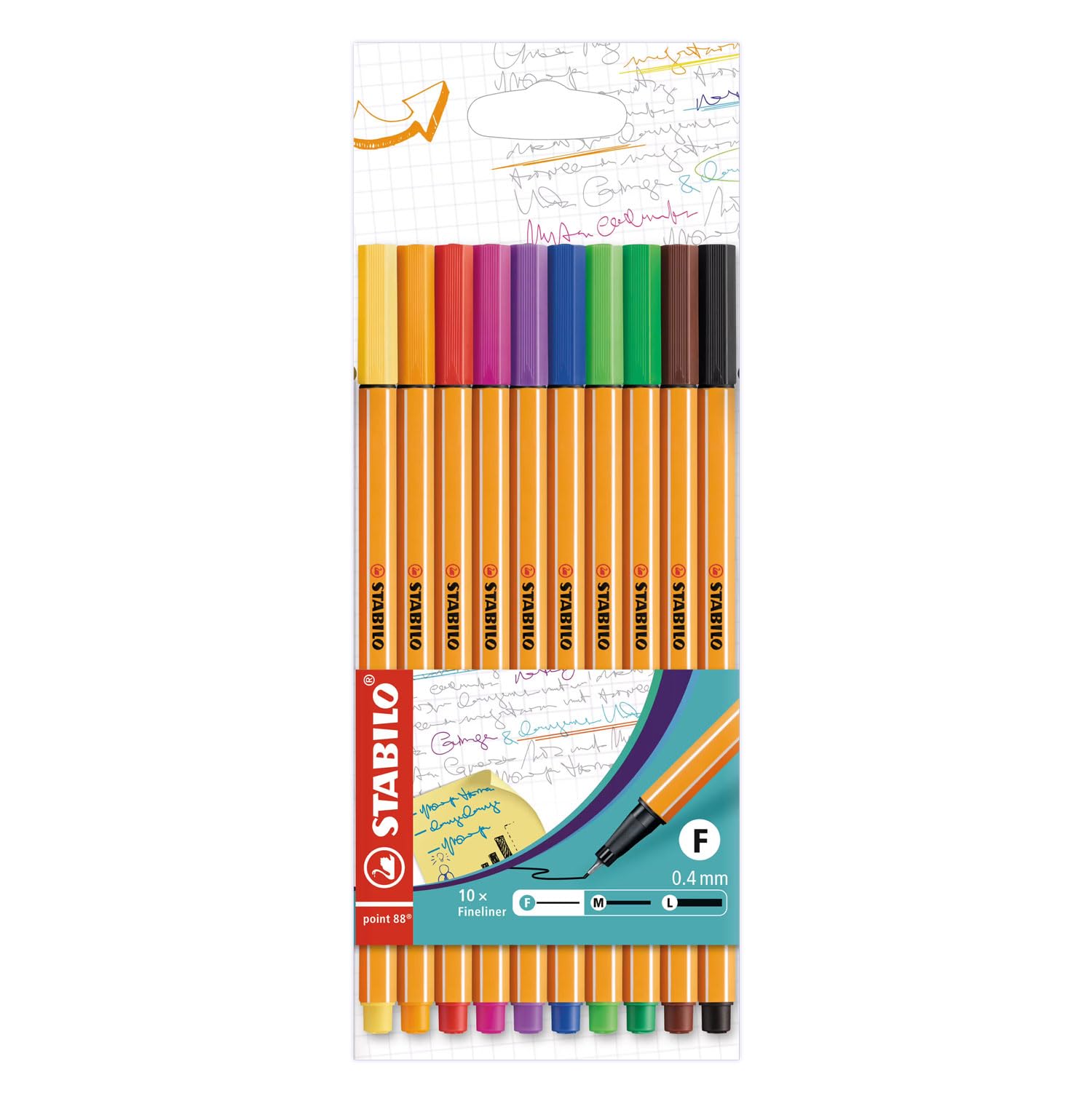 Stabilo Point 88 Fineliner Wallet - 10