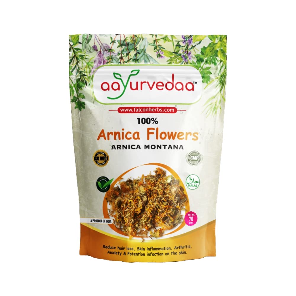 See full amazon price history chart for Aayurvedaa Arnica Flowers Whole | 70gms | Helps in reducing skin Infections and helpful in the treatment of burns, Montana to boost immunity, relieve skin condition and decrease swelling Aayurvedaa Arnica Flowers Whole | 70gms | Helps in reducing skin Infections and helpful in the treatment of burns, Montana to boost immunity, relieve skin condition and decrease swelling (B0BS98XCMD) Amazon Price History, Amazon Price Tracker