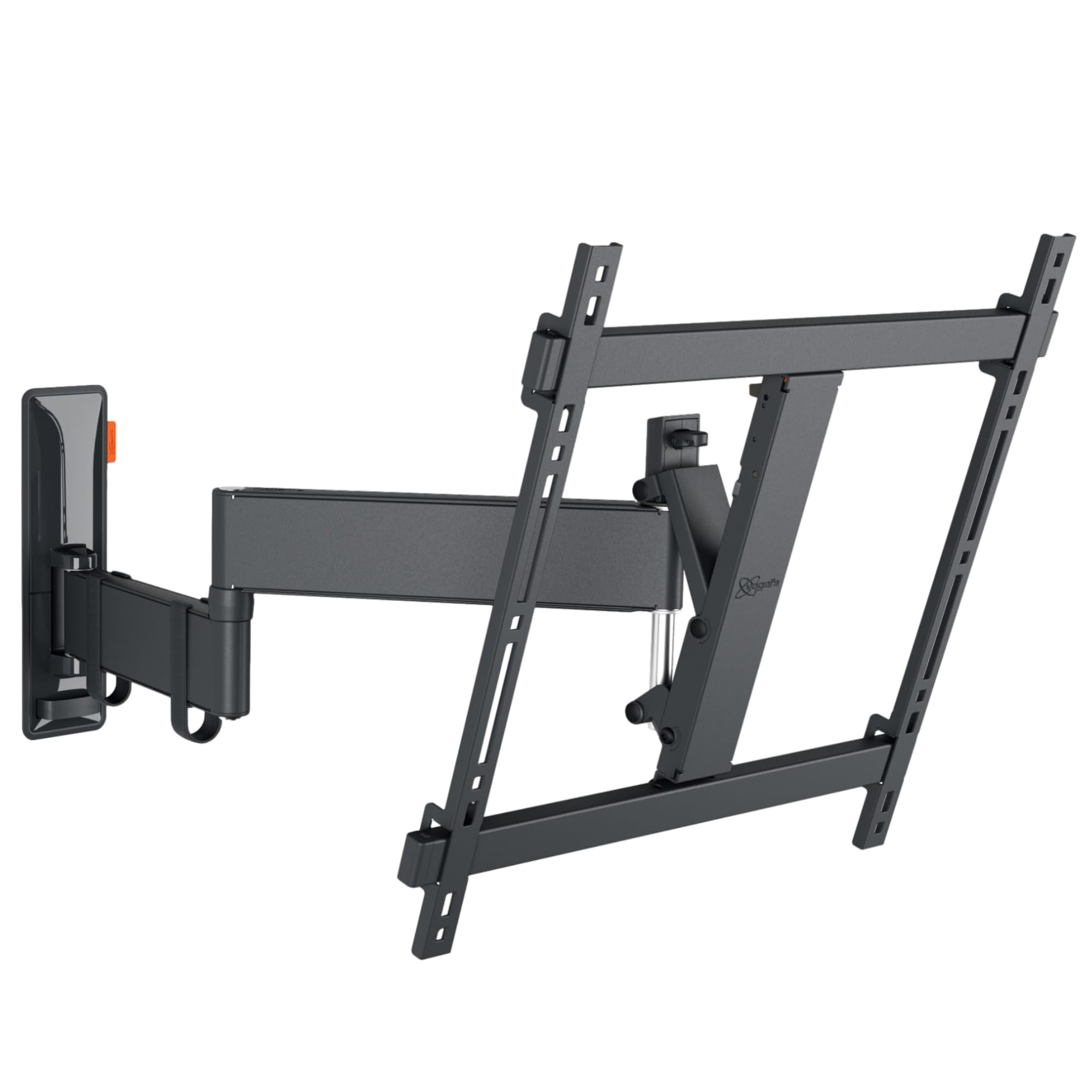 Vogel's TVM 3445 Swivelling TV Wall Mount for 32-65 Inch TVs Max. 25 kg Swivels up to 180° Full Motion TV Mount Max. VESA 400 x 400 Universal Compatibility Black