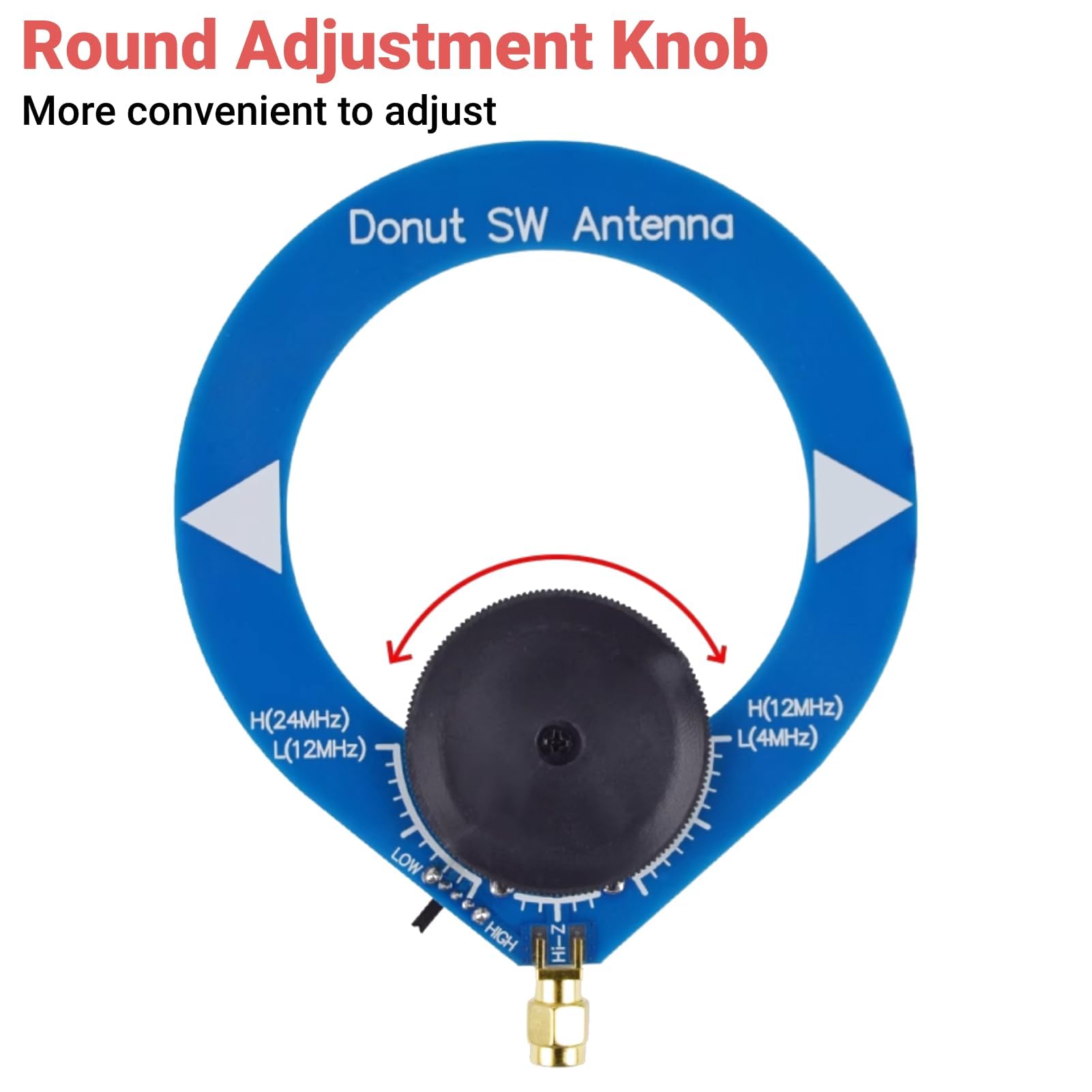 Antenna AM a Ciambella Portatile 2 Pezzi Antenna Mini Loop PCB per una Migliore Ricezione su Antenne Radio MW SW a Onde Corte