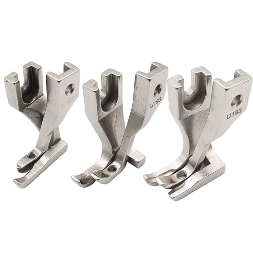 CKPSMS Brand -#KP-19070-3 3SET Right&Left Toe Zipper Foot &Standard Walking Foot Compatible with/Replacement for JUKI Brand DU-141 DU-1181 CONSEW Brand 205RB Jack Brand H2+