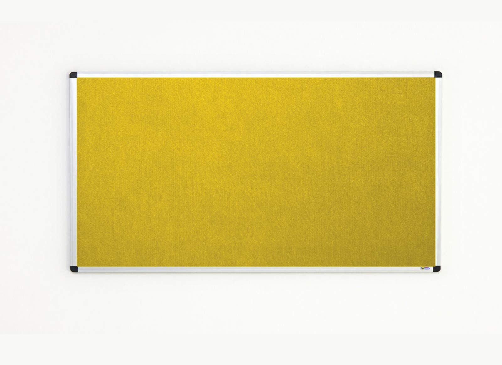 Fire Retardant Yellow Felt Noticeboard Office, Home and Schools – 2400mm x 1200mm