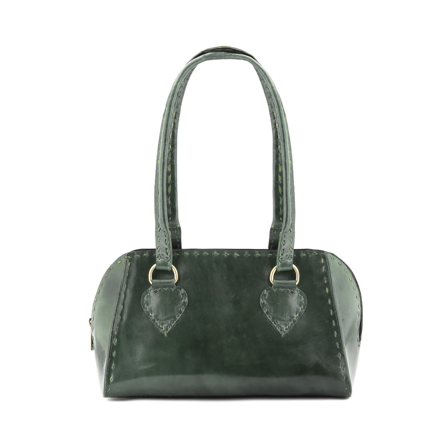 Goatter Genuine Leather Top Handle Tote Hanbag For Women