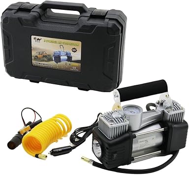 chermik Elta  LRD-66  ift Silindirli Ara  Hava Kompres r  12V 150PSI, CHRMK12378