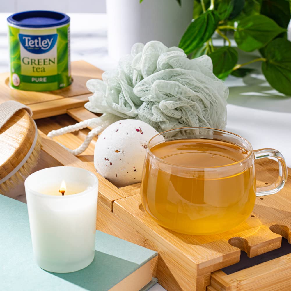 Tetley Pure Green Tea, Herbal Tea - 24 Tea Bags, 48 Grams, Contains Caffeine - 5