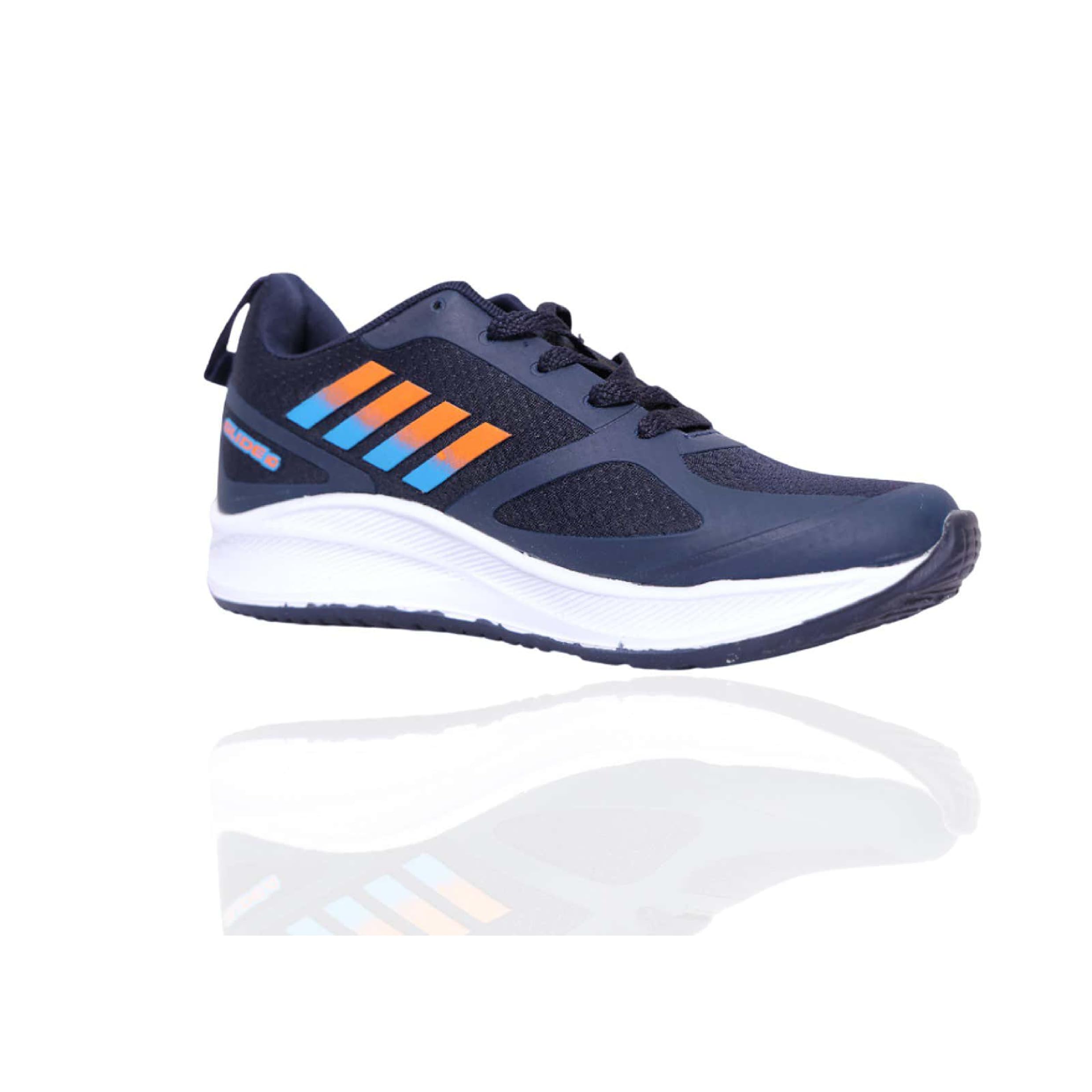 Glide-11 Men's Running Shoes Lightweight Breathable Sneakers | Anti-Slip Sports Shoes for Gym, Walking, Training (Navy Blue, 6)-image-32