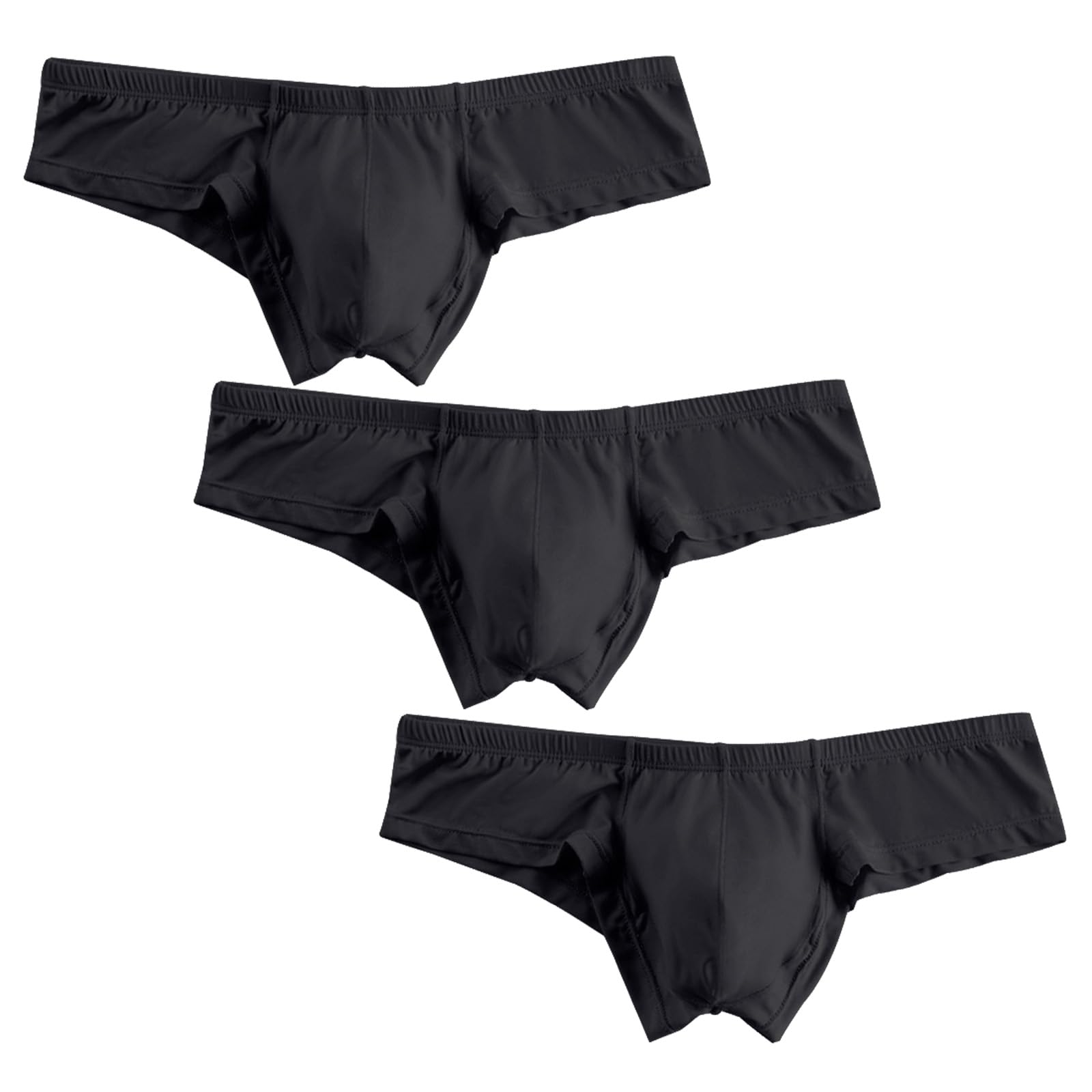 Sponsored Ad - Men's Underwear Micro Modal Bikini Briefs Low Rise Half Back Coverage Silky Touch Underpants Multipack