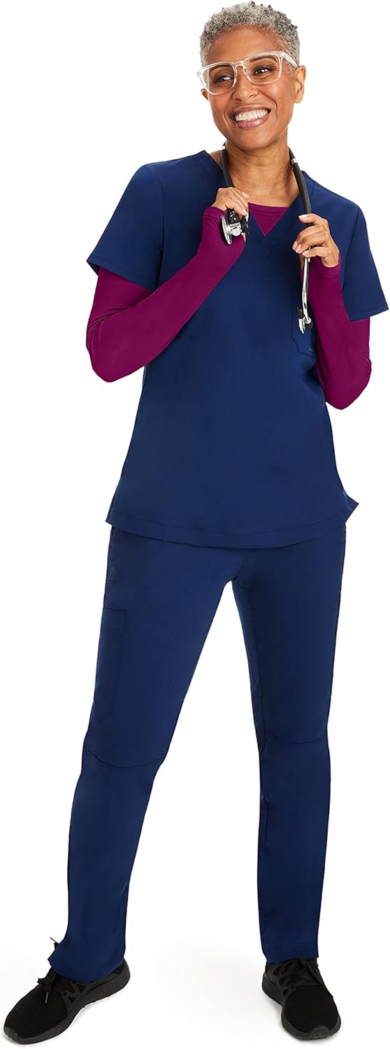 Healing Hands Mackenzie Women's Underscrub, Long Sleeve Tee with Thumbholes, Modern Fit Undershirt- 5051 - Image 3