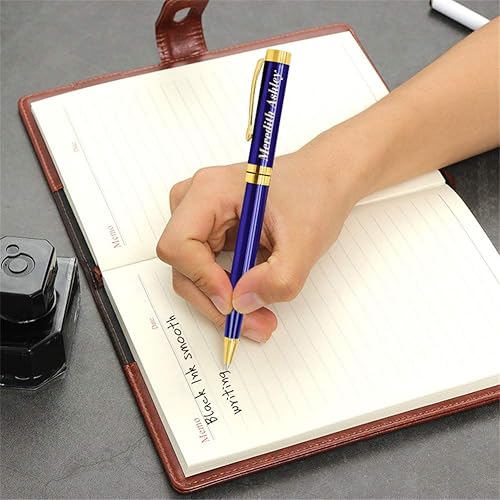 Vista 62 de Aolun Bolígrafos personalizados, bolígrafo grabado personalizado con tu nombre o mensaje, repuesto mediano recargable, regalos personalizados
