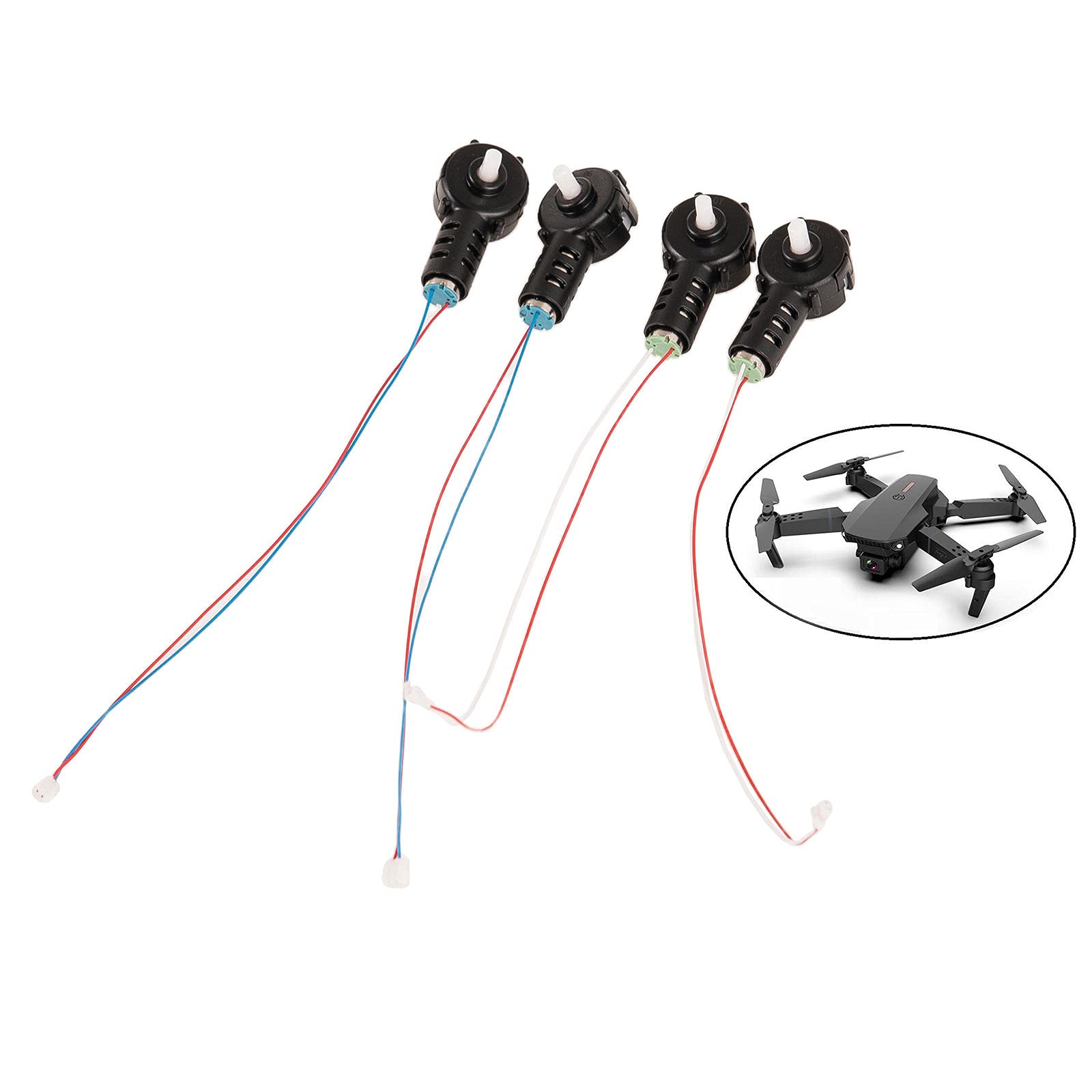 JWQFBC Pièces Détachées Drone Moteur Circuit Imprimé Accessoires E88 Pro Bras Hélice Coquille Plastique Fixation Stable Adapté pour Réparateurs, Couvercle inférieur Gris