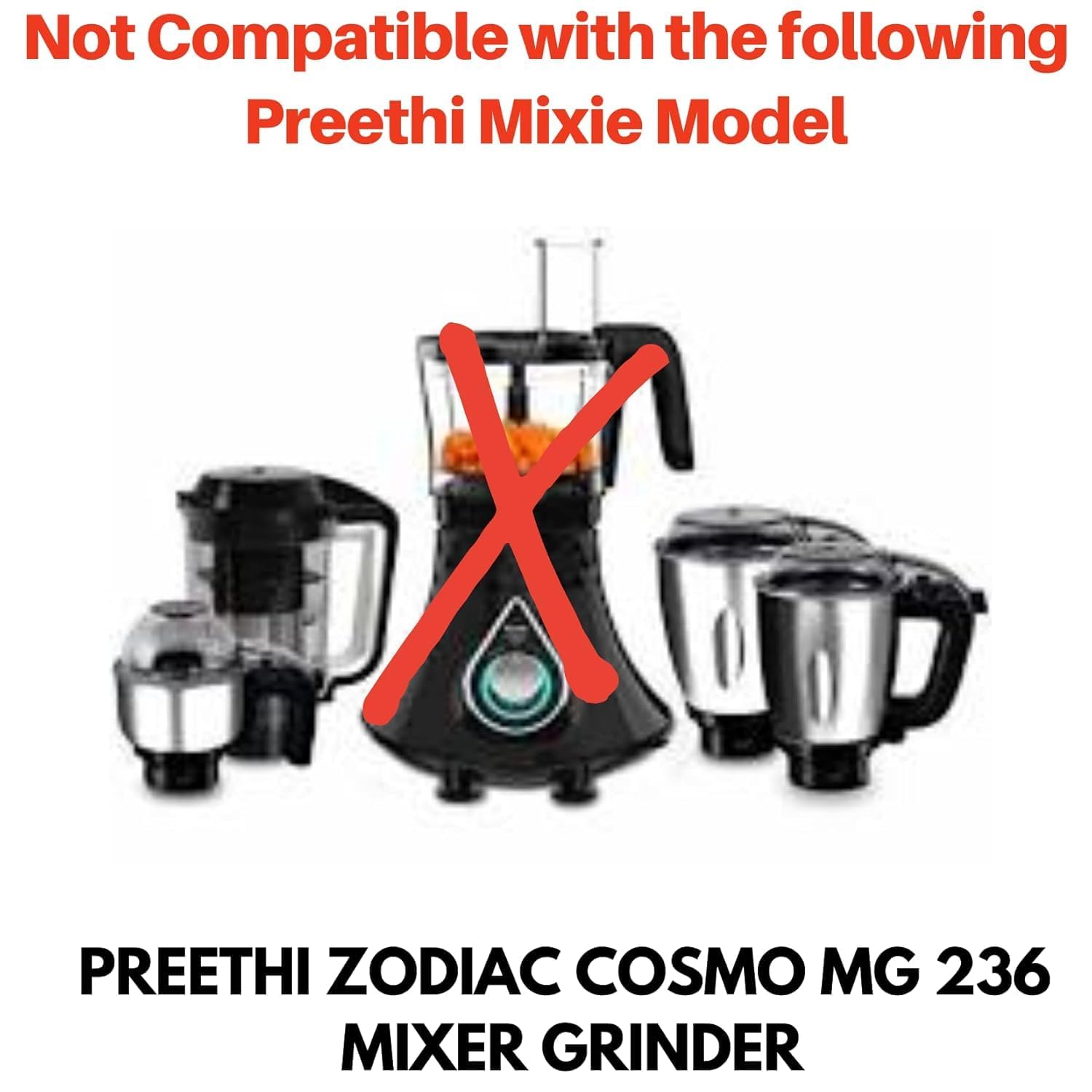 Replacement Disc Holder Attachment Compatible for Zodiacs Plus Mixer Grinder Jar, Black — Amazon image 7