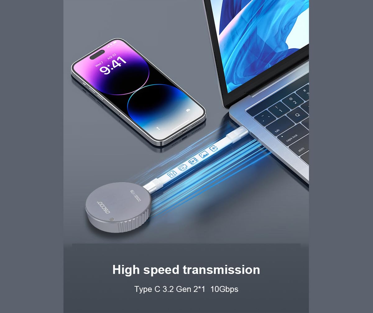 Amazon | OSCOO スマホ用ストレージ MD008 磁気でスマートフォンの裏側