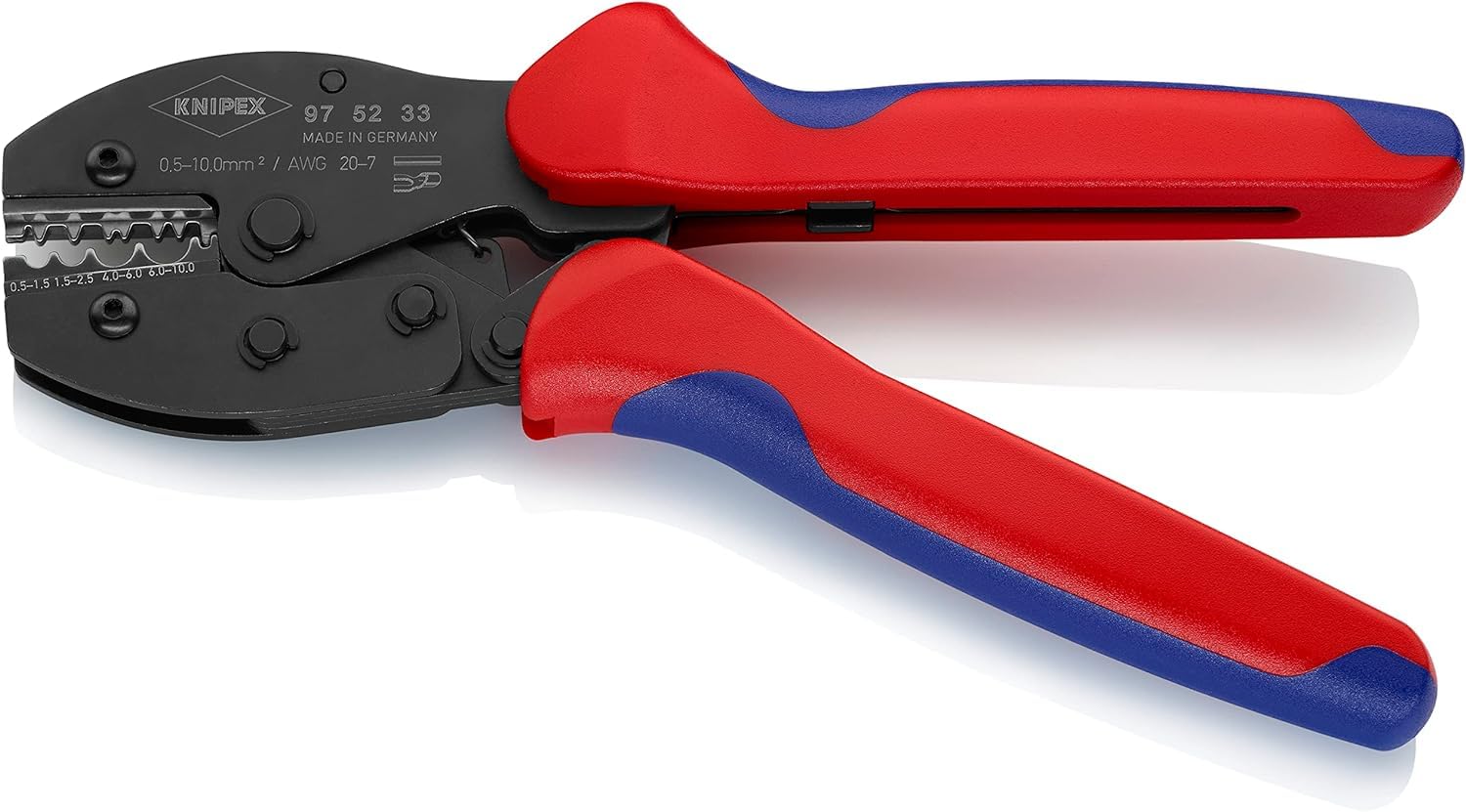 KNIPEX PreciForce Szczypce do zagniatania z osłonkami wielokomponentowymi 220 mm, 97 52 33