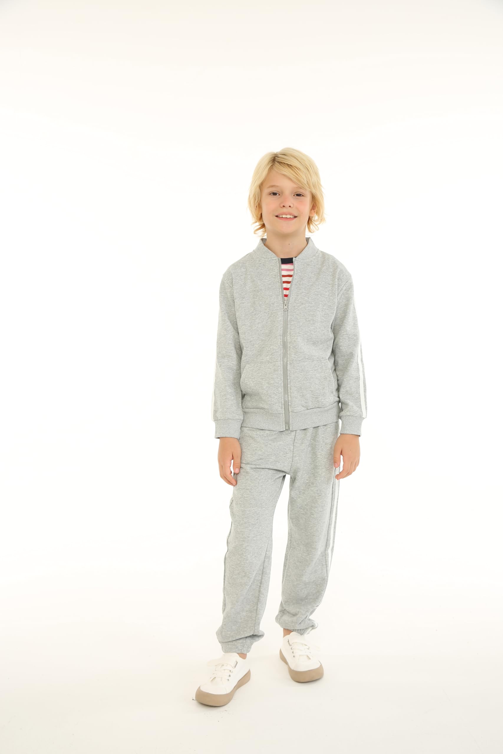 Mud Kingdom Kleine Jungs Jogger Set Langarm-Freizeitoberbekleidung