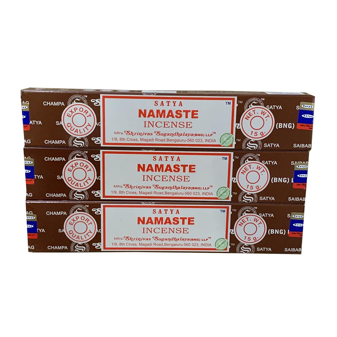 Giftlocaluk Soft, Balancing, With Mild Florals And Sandalwood Satya Namaste Incense Sticks – Zen Herbal Fusion For Mindfulness & Gratitude (Pack Of 3 X 20 Sticks)