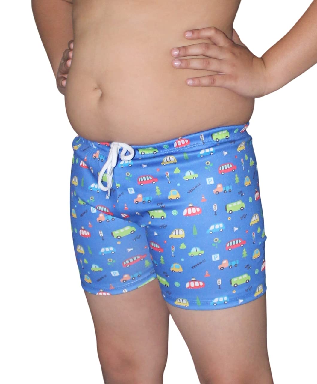 Aqua Holic Swimming Shorts | Swimwear | Swimsuit | Brief for Boys (2-3, Blue) 1