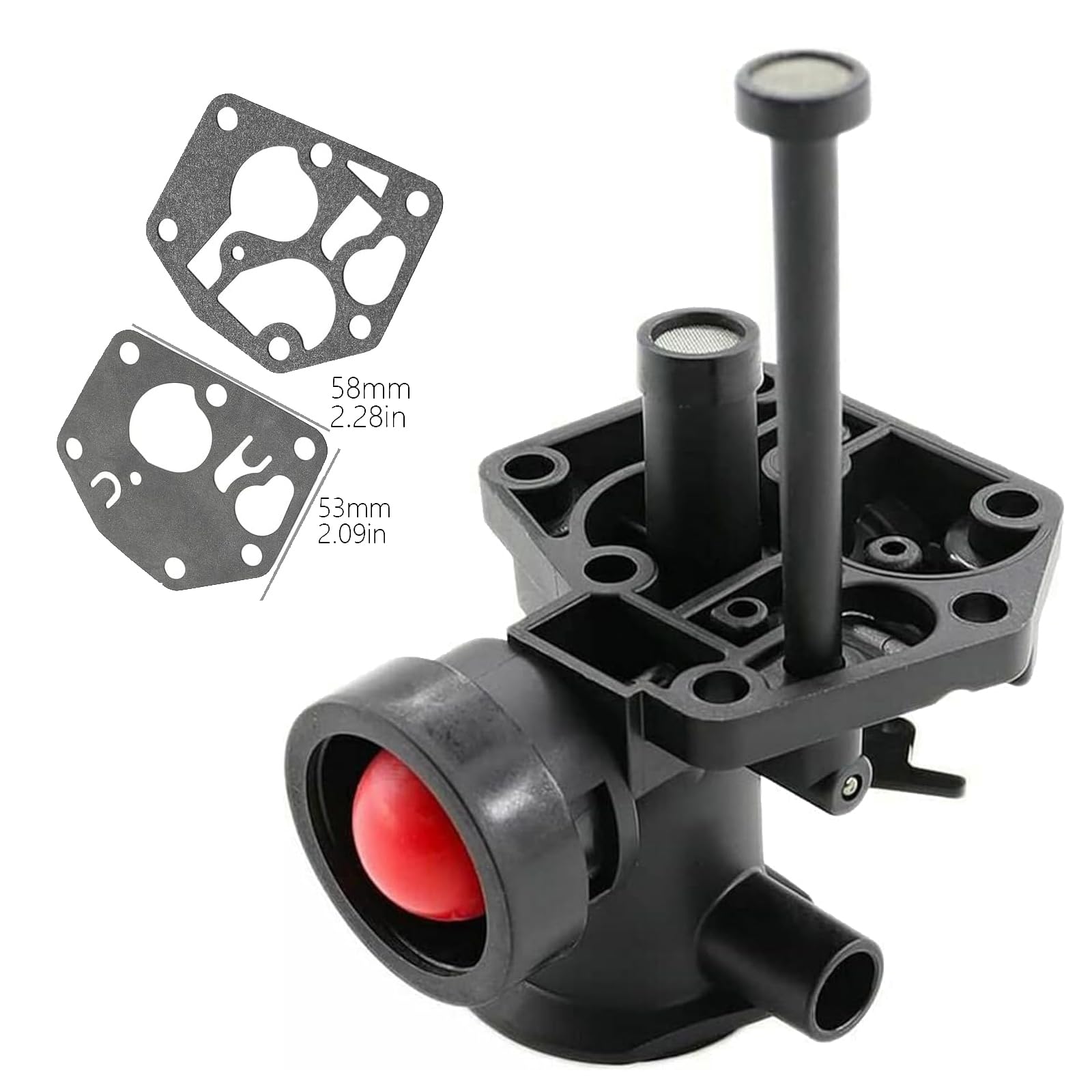 Kit carburatore per tosaerba 499809 498809A 494406 e filtro aria 698369 Molla regolatore 691859 692211 Membrana 795083 495770