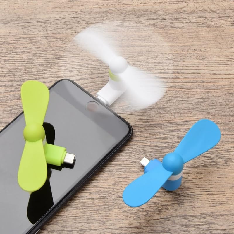 Mini Portable Type-C USB fan Any Android Smartphone and Typ-C Output Port for Kids, Adults, Kitchen, Travle, Indoor & Outdoor Use (1Pc, Color May Vary)-image-27