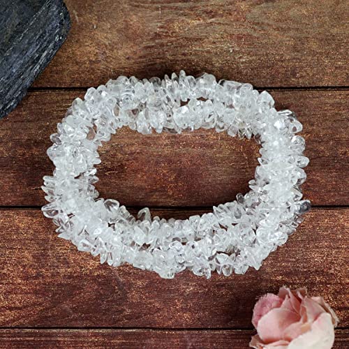 Image of Reiki Crystal Products Certified Natural Crystal Stone Chip Mala Necklace Collection for Men & Women, Reiki Energized Gemstone Jewellery for Meditation, Yoga, Spiritual Styling & Everyday Wear, Multiple Stone Variants