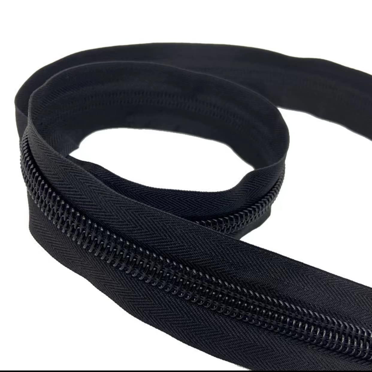 Rouleau de Fereture Éclair en Nylon 25 ètres 10 Curseurs Autoatiques en étal 5#, Pour Rouleau de Fereture Éclair en Nylon 25 ètres 10 Curseurs Autoatiques en étal 5#, Pour