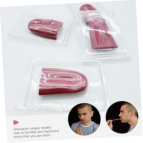 Miniatura 9 de Alasum 8 piezas de accesorios falsos realistas de aspecto real de Halloween truco broma realista broma de silicona simulación de silicona