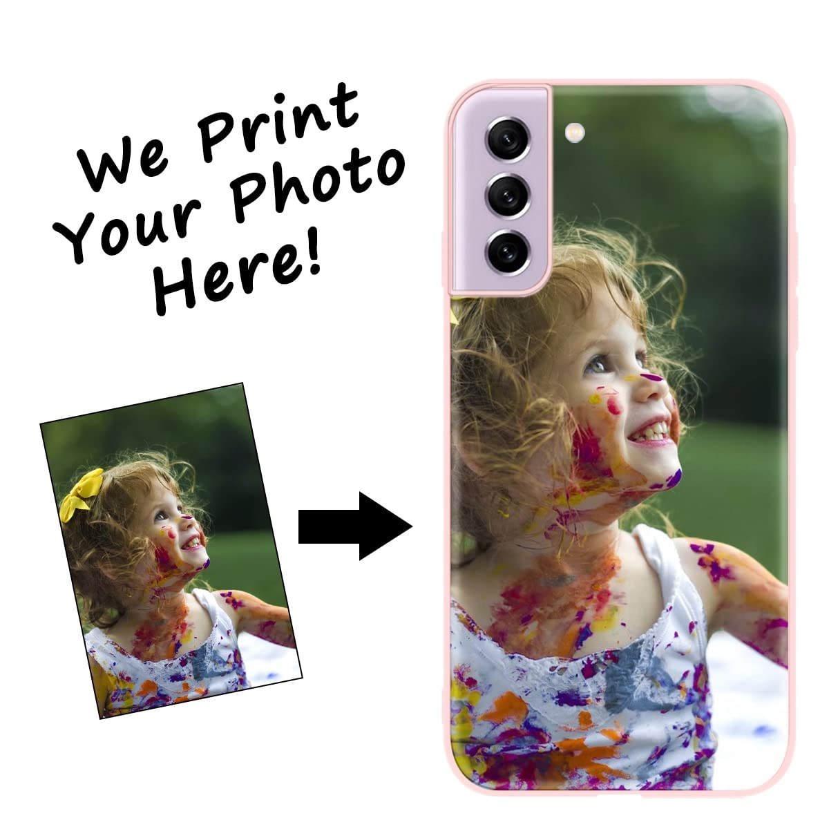 Yoedge Cover Personalizzata Custodia per Apple iPhone 11 6,1 Personalizzato con Foto Testi Disegni Personalizza Custodia Immagine, Antiurto Viola Personalizzabili Case per iPhone11