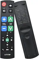 Controle remoto universal de TV com botão grande para idosos, fácil de usar, controle remoto simples para TV, botões grandes e layout claro, controle remoto universal ideal para idosos e usuários de
