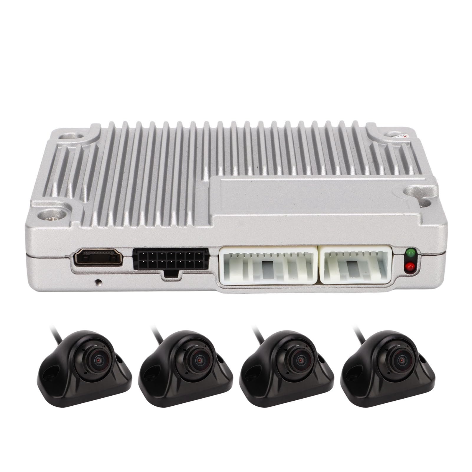 de Visión Envolvente de 360 ​​Grados con Cámaras de 4 Vías, Kit de Cámara DVR para Coche, Accesorios de Conducción Panorámica para Seguridad en el Estacionamiento