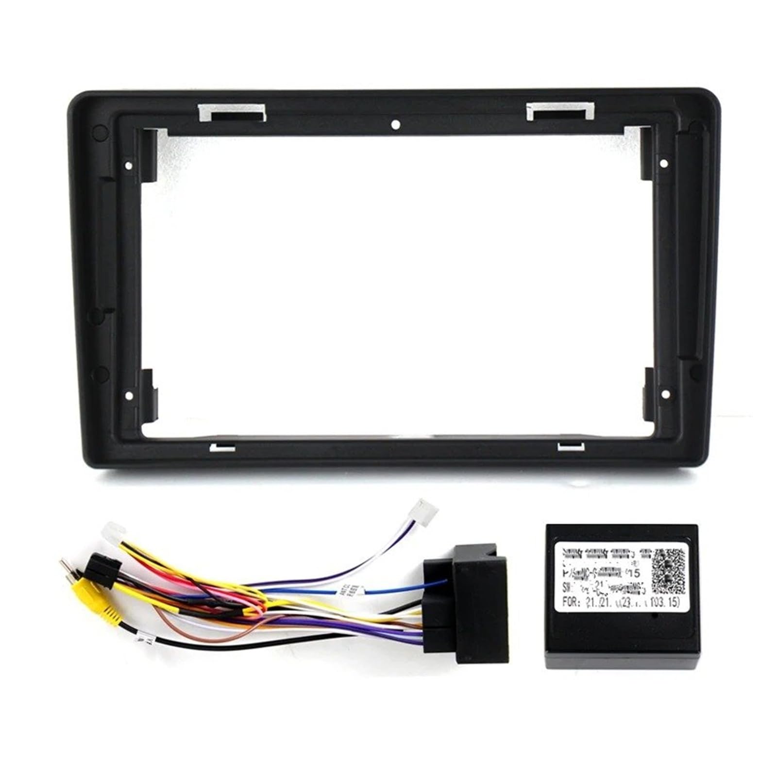Mascherina Autoradio Cornice Stereo Telaio Fasce Autoradio 9 Pollici per Citroen per Berlingo 2010-2017 Pannello Cruscotto Cavo di Alimentazione Canbus Trim