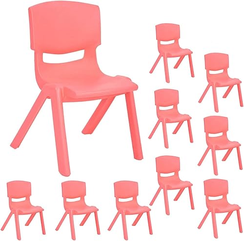 Miniatura 9 de Joon apilable de plástico de niños Sillas, 20.8x 12.5inches, la silla perfecta juegos de aprendizaje para salas de juegos, escuelas, guarderías y el
