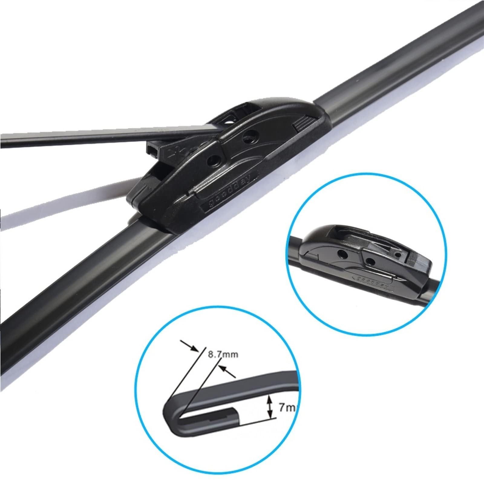 Tergicristallo Parabrezza per JEEP Wrangler JL 2018 2019 2020 Tergicristalli per Parabrezza Ricambio Tergicristalli Lame Accessori,A-01