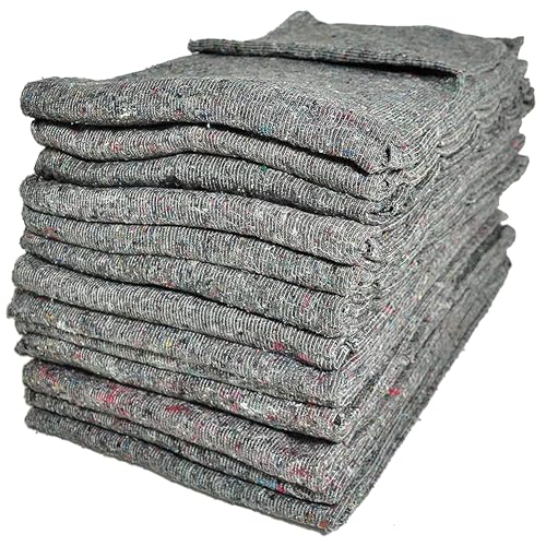 Pluto Packaging Large 200cm x 150cm Van & Transit House Removal Cross Stitched Furniture Blankets (10)