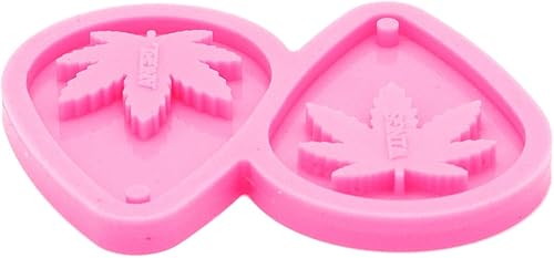 Miniatura 8 de Molde de resina para pendientes de lágrima con forma de hoja de arce moldes de resina de silicona moldes de fundición de resina epoxi para mujeres