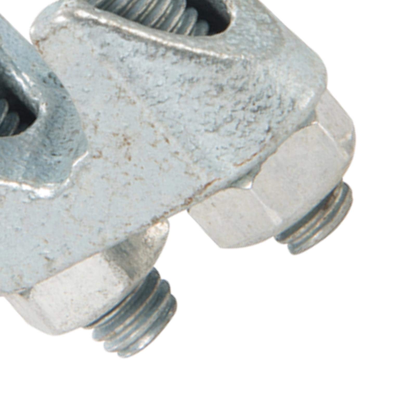 Dapetz® 10Pk Corda Cavo Clip - M6 Cavo Morsetti Fissaggio Fissatore Grip U Bulloni Corda Cravatta - Foto 2