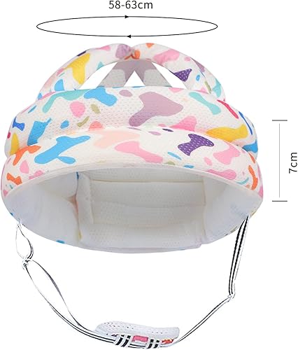 Miniatura 6 de PENINSULA LOVE Casco para caminar para niños pequeños, anticolisión, protector de cabeza ajustable, cojín de cabeza para gatear y caminar