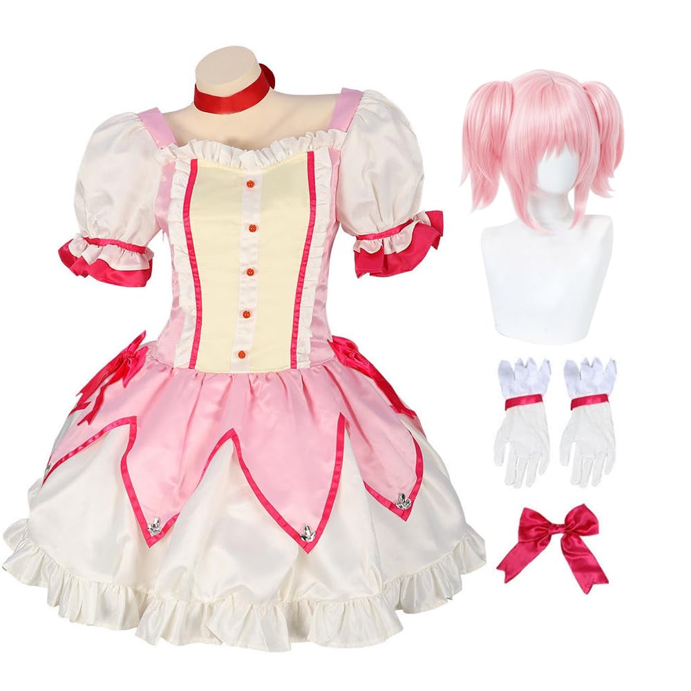 Kaname Madoka kostium Cosplay Anime Kaname Madoka , kostium do odgrywania ról, strój na Halloween, imprezę, prezent dla kobiet