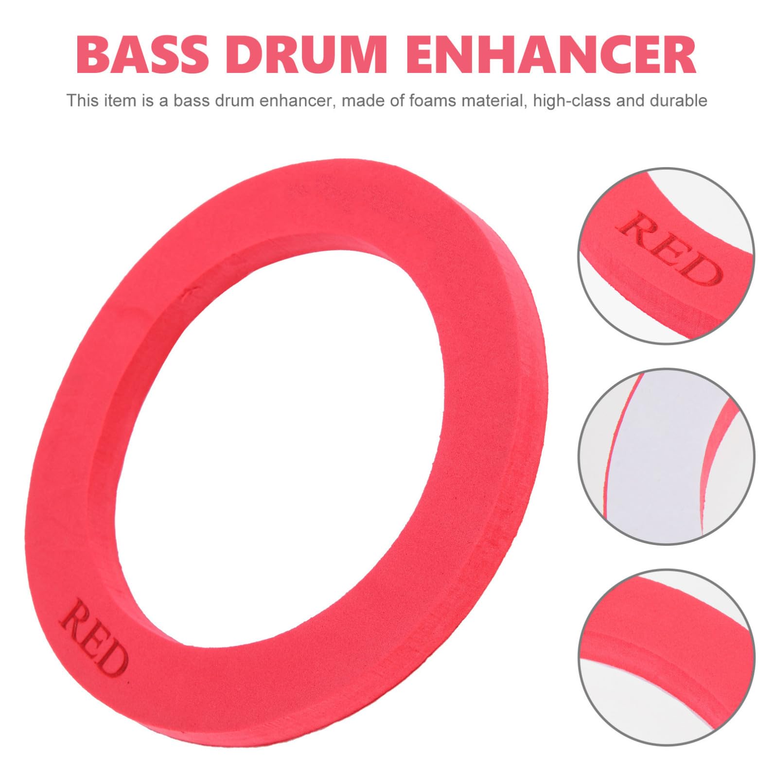 ifundom 5stücke Bassdrum Verstärker Pad Selbstklebendes Drum Woofer Pad Für Percussion Instrumente Professioneller Trommellautsprecher Zur Bassverstärkung Robustes Material Für