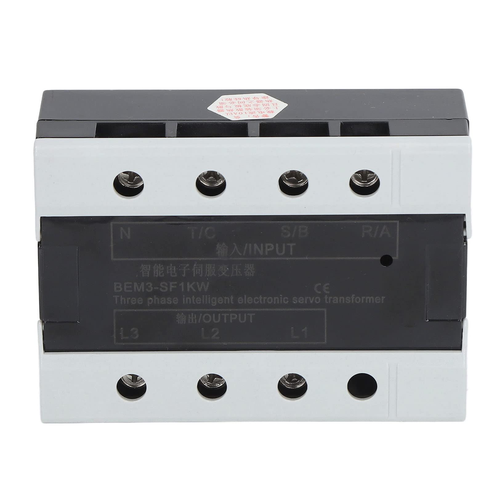 MQXFCZUX 1KW 3-Phase Electronic Servo Transformer, Voltage Converter 360-420VAC Input to 200-230VAC Output, High Efficiency, Calm Operation