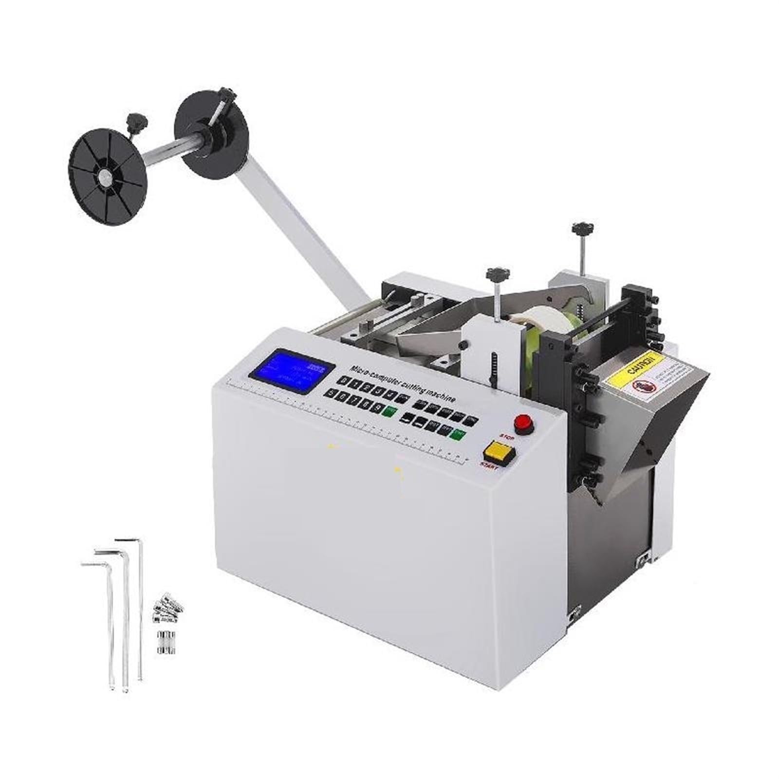 YS-100 350W Automatyczna maszyna do cięcia rur termokurczliwych ze sterowaniem mikrokomputerowym, wykrawarka, taśma PVC, cięcie na zimno Szeroki zakres zastosowań