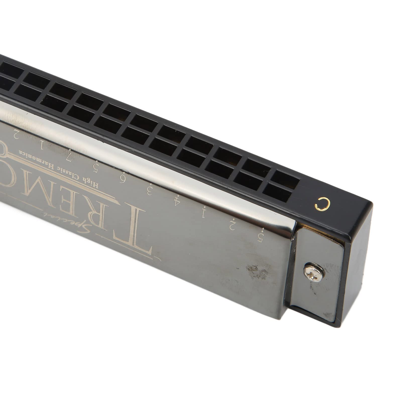 Harmonica HOHNER Speedy Rainbow Rouge - 8 Lames - Débutants - Système Couleur - Tonalité C