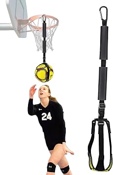 Volleyball Practice Equipment, Volleyball Training Equipment Aid, Volleyball Practice Equipment Volleyball Training System | Convenient Adjustable Sports Accessory for Volleyball Attack Trainers,