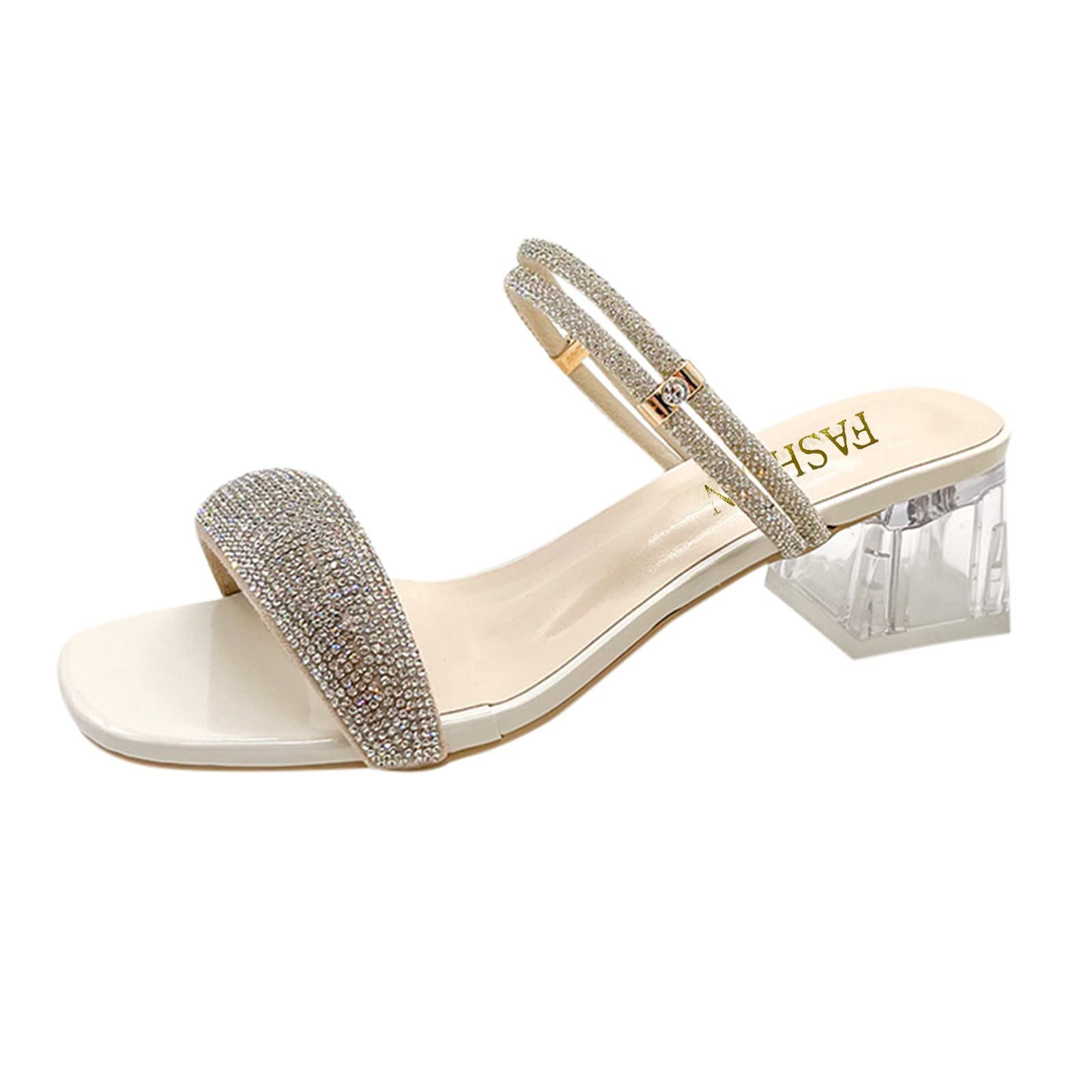 WILLBESTWomens Casual Strappy Sandal for Ladies Elasticated Strap Flats Mules Sandals Summer Holiday Dressy Shoes Athletic Yoga Mat Hook Loop Strap Gladiator Sandals