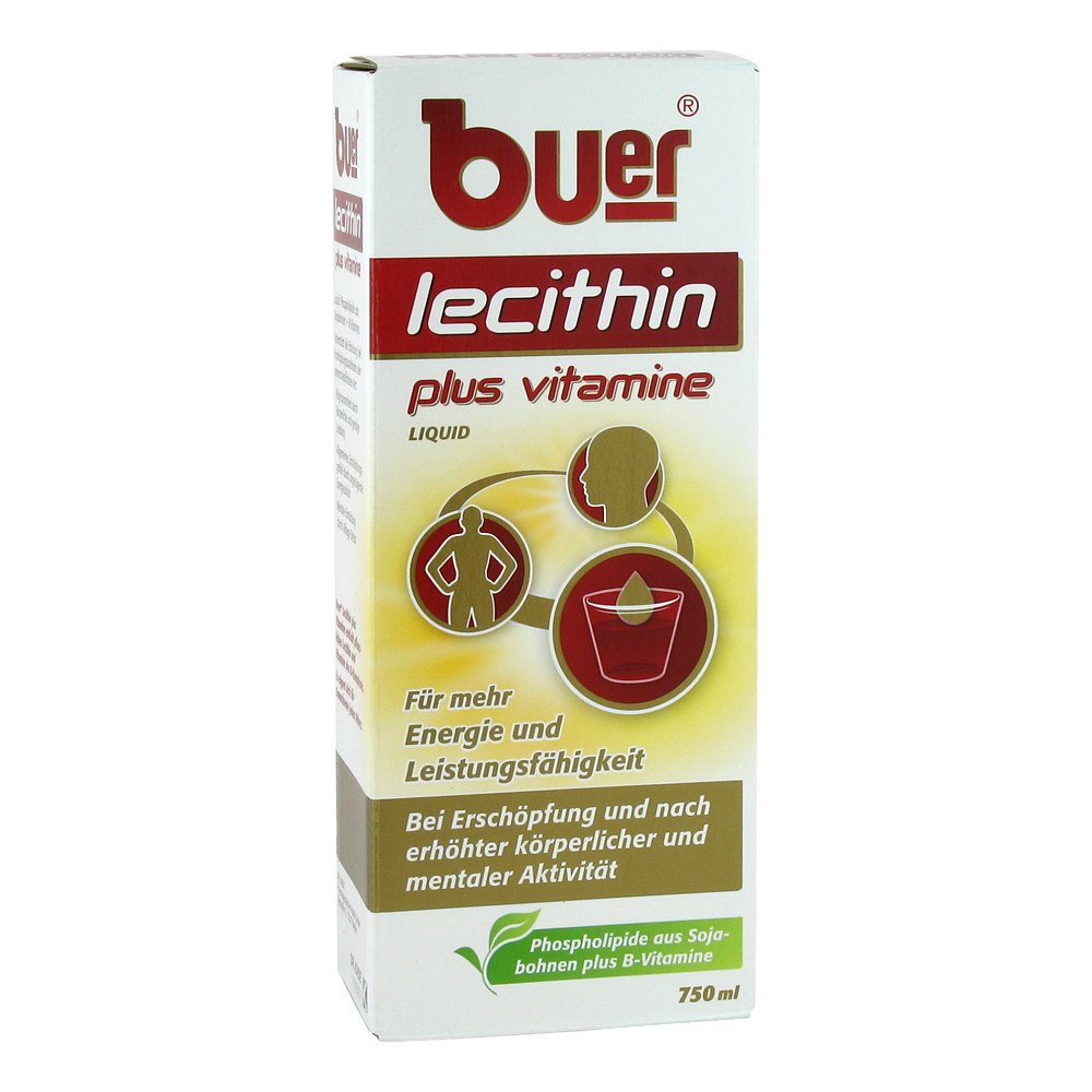 BUER LECITHIN Plus Vitamine fluessig, 750 ml