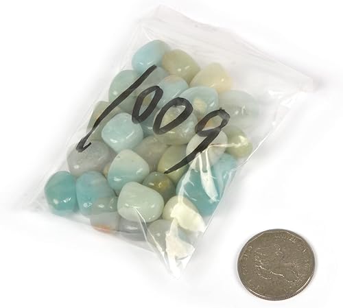 Miniatura 10 de Justinstones Colección de muestras pequeñas de fluorita verde de 3.53 onzas, de cristal curativo de bolsillo para decoración del hogar