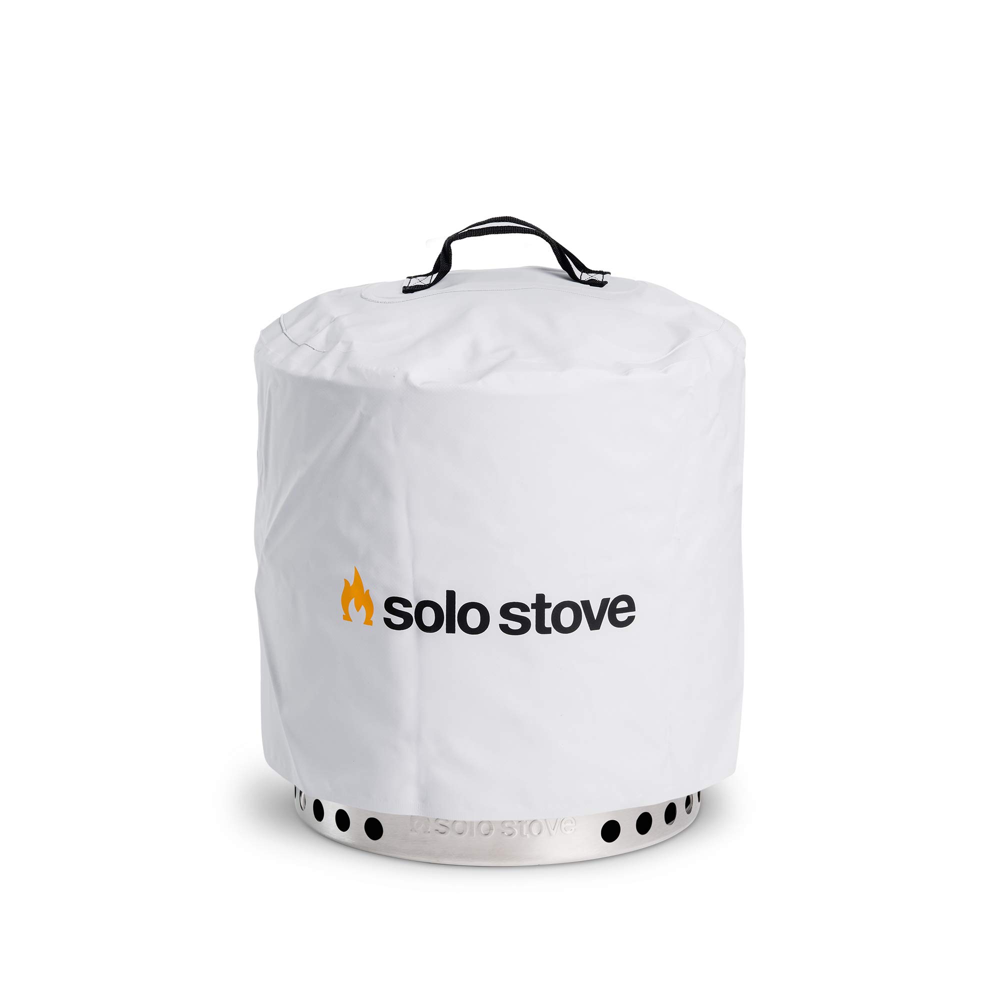 Solo Stove Protezione Ranger, Copertura Protettiva, Accessori per Braciere Ranger, Impermeabile, Poliestere Rivestito in PVC con Supporti Interni in Alluminio, ⌀ 45,5 cm, Altezza 38 cm, Bianco