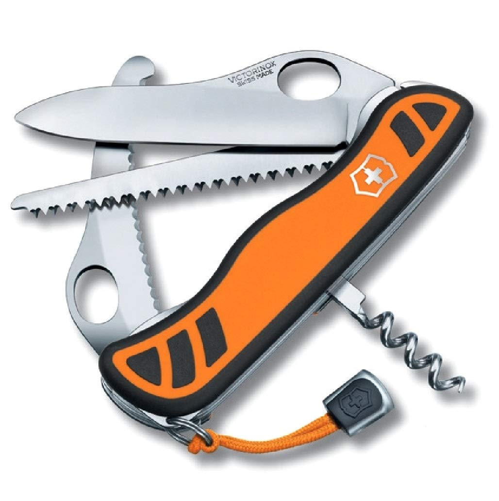 Victorinox Coltello da Tasca Hunter CT Presa Con Richiesta Incisione Auf Der Lama I Regalo per Uomini Donne I Per Compleanno I Svizzero Personalizzato Con 6 Funzioni 0.8341.MC9