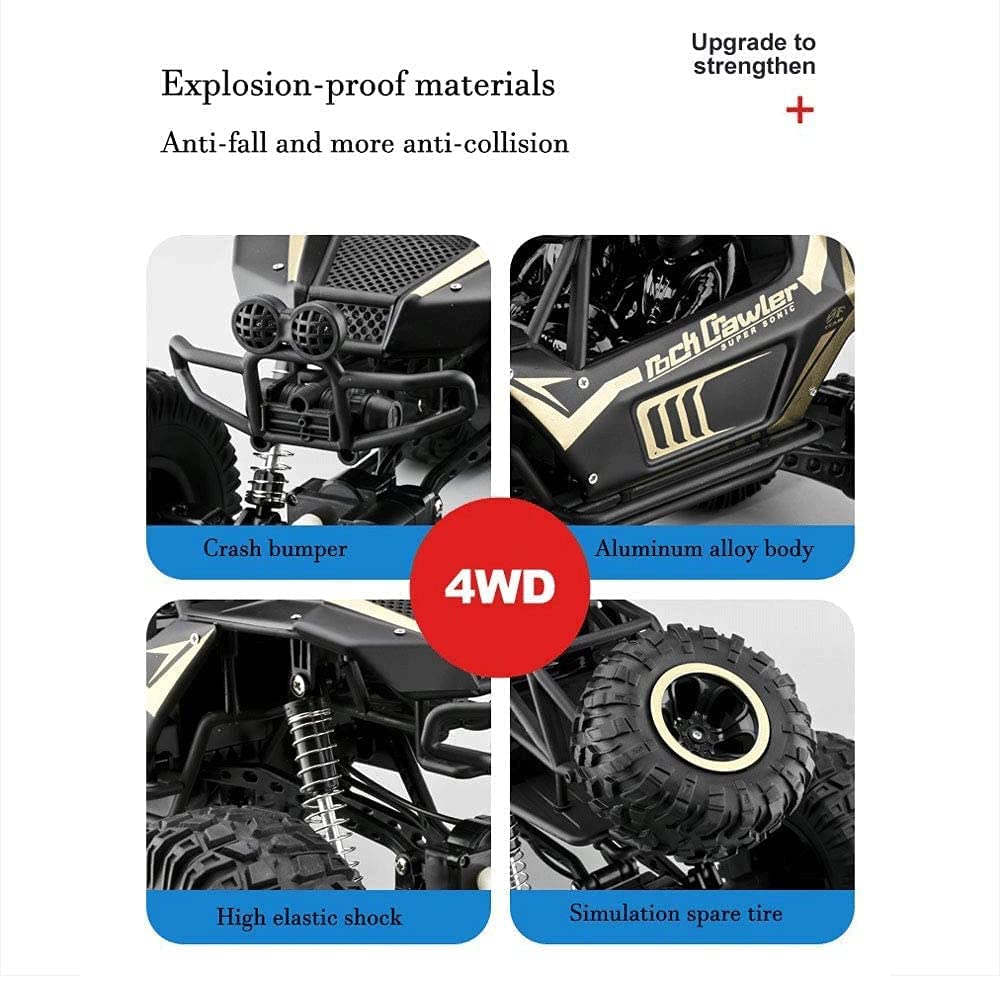 Voiture télécommandée RC Buggy 1/8, 4x4 Tout-Terrain, véhicule électrique 2,4 GHz, Jouet idéal pour Enfants et Adultes.