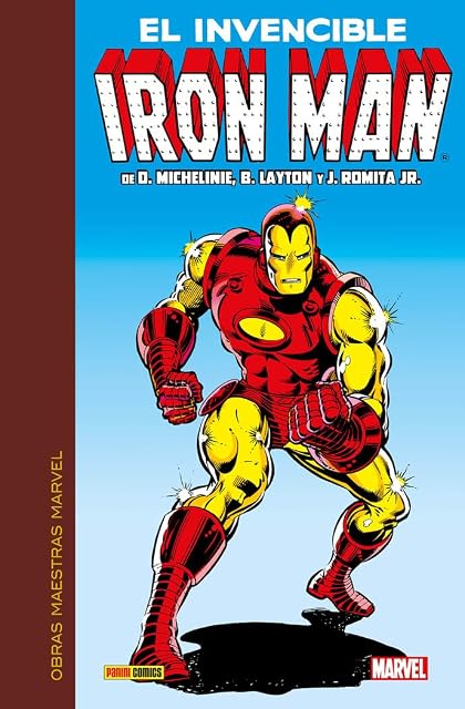 Portada de El Invencible Iron Man de Michelinie y Romita Jr Obras Maestras Marvel