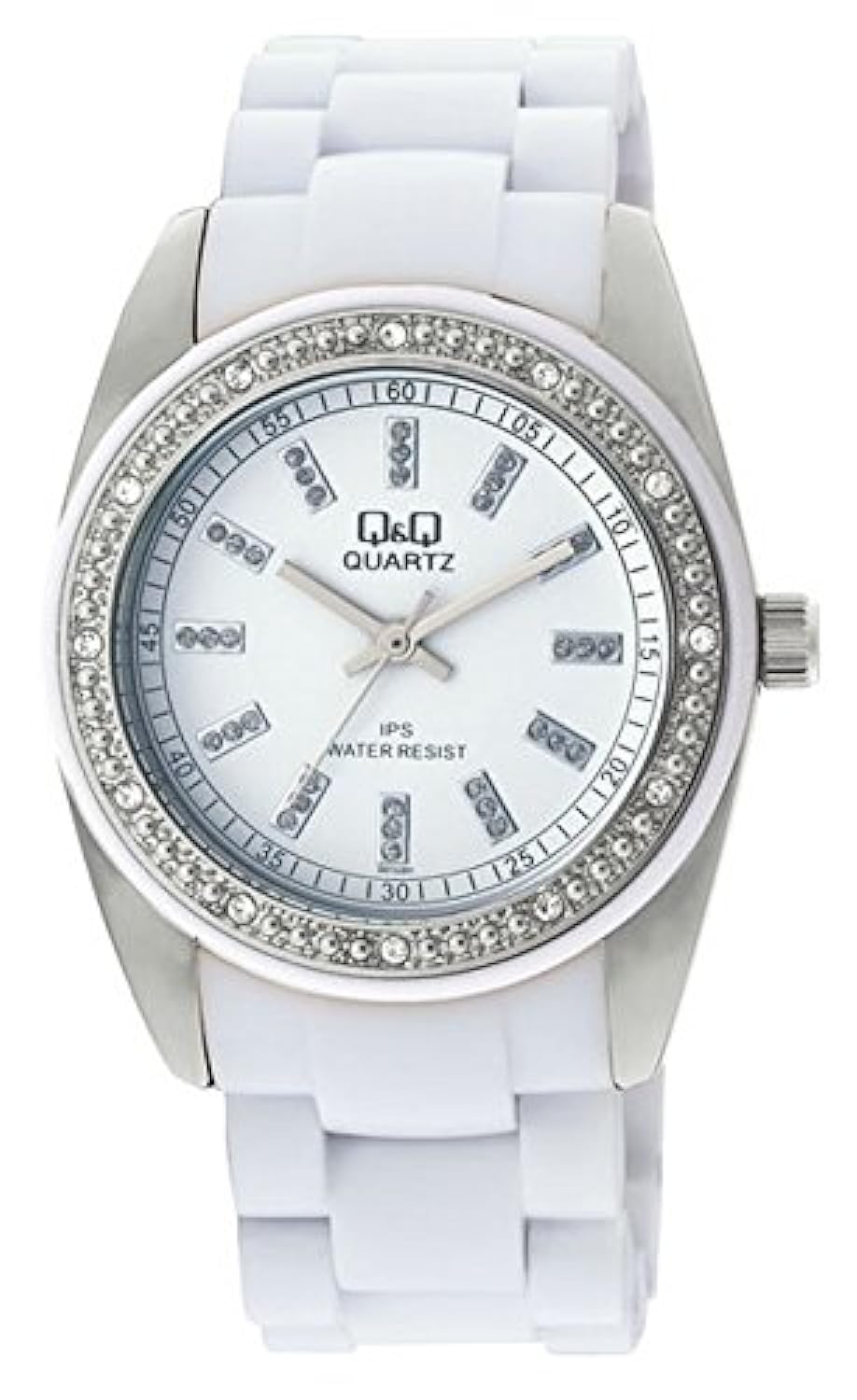 Q&QWomen's Analog Watch (White, GQ13J201Y)